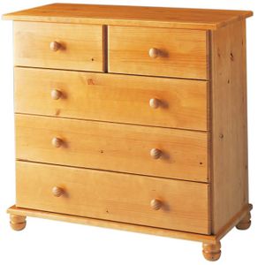 Chaises de salle à manger 2 pcs en bois massif couleur miel classique