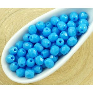 100pcs à Facettes Feu Poli Entretoise tchèque Perles de Verre de 4mm