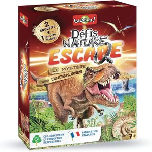 JEU SOCIÉTÉ - PLATEAU Escape-Le Mystère Des Dinosaures-Deux Enquêtes À R