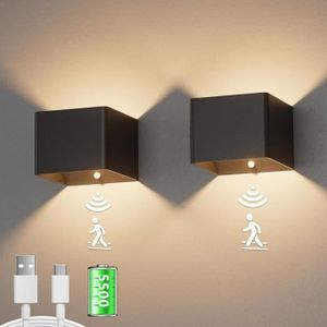 APPLIQUE  Applique murale sans fil LED 2Pcs 5500mAh - Marque