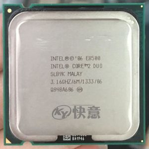 , E6550, 64-bit, 1333 MHz Intel Core 2 Duo Desktop Processor E6550 2.33GHz 4Mo L2 Boîte processeur Socket T Processeurs Intel® Core™2 Duo, 2,33 GHz, LGA 775 