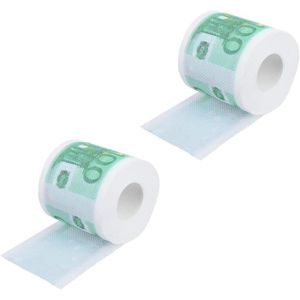 PAPIER TOILETTE Lot de 2 rouleaux de papier toilette avec impressi