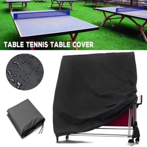 Housse de Table de Tennis de Table légère Housse de Protection pour Table de ping-Pong pour intérieur/extérieur Coupe-Vent protégée Contre Les UV résistante à leau