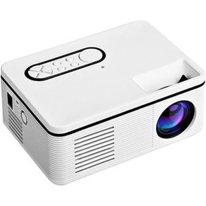 Vidéoprojecteur 30-100 Pouces Mini Home Pvc Portable Led Theater Media Player 1080 Hd Projecteur Blanche Prise Ue[u444]