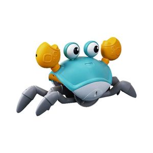 POUPON Poupon FA3HP Baby Crawling Crab Toy Sensor Electronic Crab Toy With Sound Music And Lights Crawling Toys For Babies 6-12 Months Inte