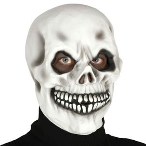 Demi Masque Tête de Mort Halloween - Aux Feux de la Fête - Paris