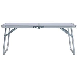 TABLE DE CAMPING BAO Table pliable de camping Blanc Aluminium 60x40