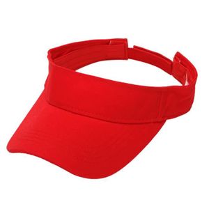 CASQUETTE Pare-soleil Chapeau Unisexe Golf Tennis Protection UV Extérieur Casquette de Sport de Plage rouge segolike