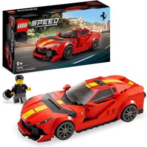 ASSEMBLAGE CONSTRUCTION LEGO® Speed Champions 76914 Ferrari 812 Competizione, Kit de Maquette de Voiture de Sport