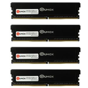 MÉMOIRE RAM QUMOX 4x16Go DDR4 3200 3200MHz PC4-25600 PC-25600 