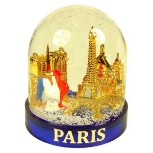 Pot /à Crayons avec Boule /à Neige Paris Rose Souvenirs de France