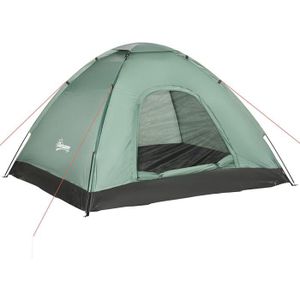 TENTE DE CAMPING Tente de Camping 2 Personnes Camouflage Tente dôme légère ventilée Facile à Monter avec Portes zippées, Poche de Rangement Sac 2