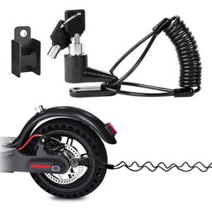 ANTIVOL - BLOQUE ROUE Antivol pour scooter électrique avec chaîne antivol adapté pour Xiaomi M365, moto, vélo, scooter électrique, disque pliable e[T1359]