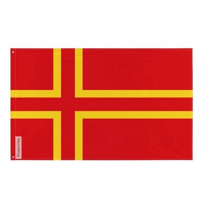 Drapeau Basse-Normandie 60x90cm - Polyester Résistant, Couleurs Vives, Oillets Métal - Intérieur/Extérieur