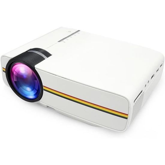 Elprico Mini Projecteur Portable Full HD 1080p - Vidéoprojecteur LED Poche Home Cinéma Pour Films, Jeux Et Plus