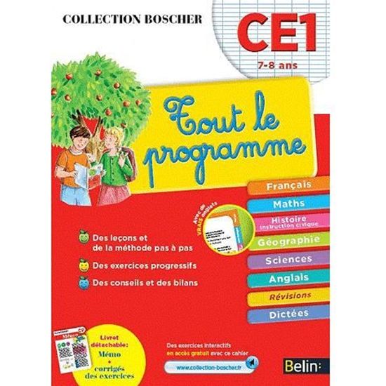 Boscher Tout le programme CE1 - Cdiscount Librairie