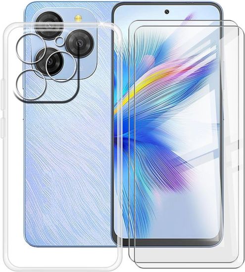 BMPNLSZ Coque Pour Blackview Shark 6 + Violet Anneau De Support Rotatif