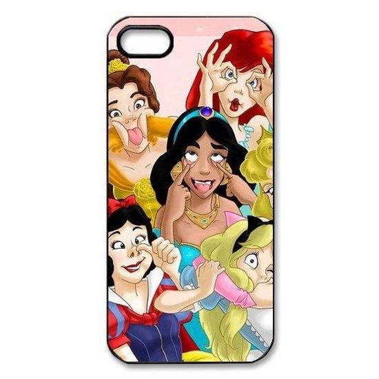 Avoir Images Coque Iphone 6 6s Princesses Dessin Anime Font La Grimace Fun dernière salutations