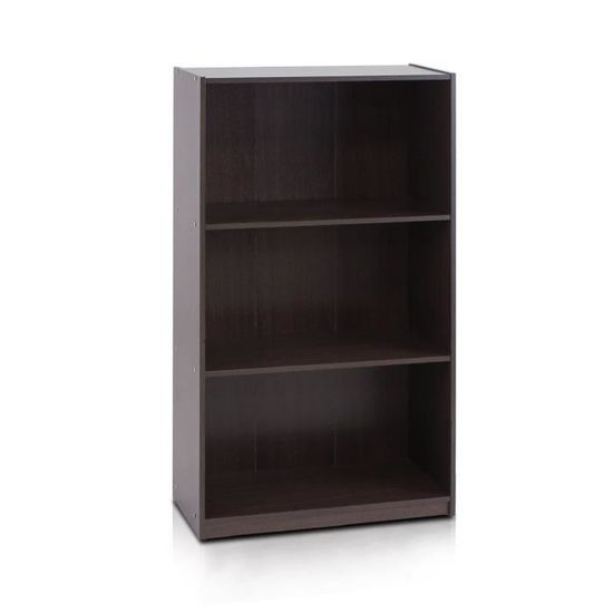 Furinno Basic Bibliothèque 3x2 Avec Bacs De Rangement - Bois Engineered Expresso