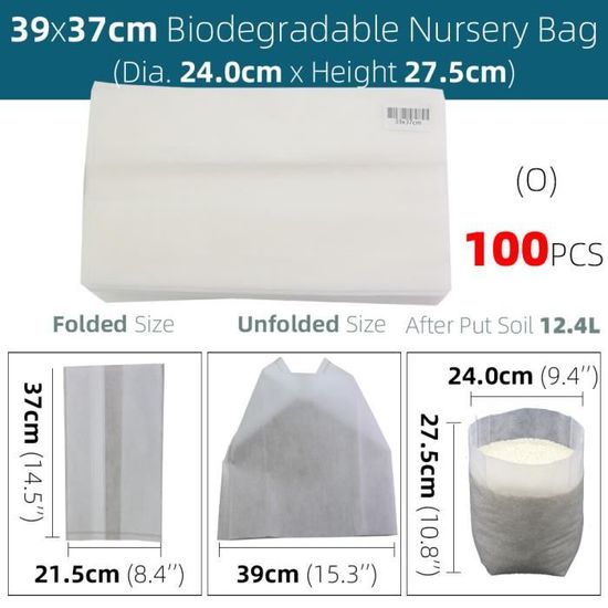 20 Sacs De Culture Champignons 18x35 Cm - Filtre 0,2 Micron - Transparents - Pour Mycélium, Grains, Culture Maison