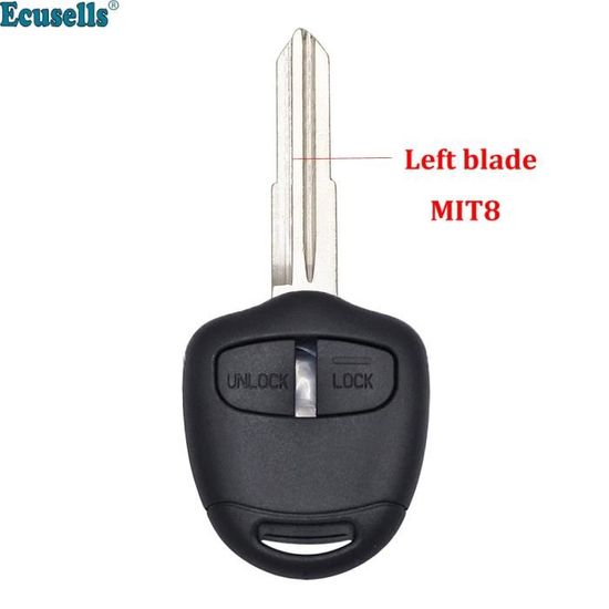 2pcs Coques De Clé De Voiture Vierges HU56 - Remplacement Pour Volvo S40 V40 C70 Et Mitsubishi Carisma Colt