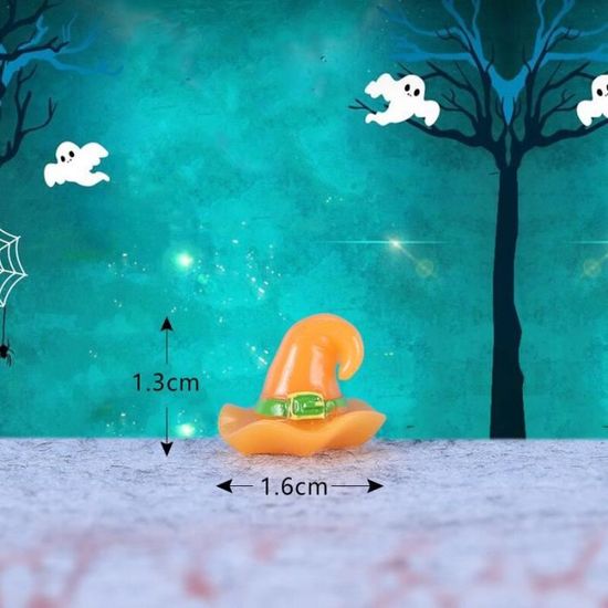 DECHOUS Lot De 7 Mini Figurines D'Halloween En Résine En Forme De