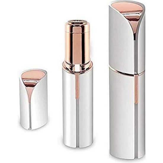 Épilateur Et Rasoir Visage 2 En 1 Portable Pour Femmes - Indolore Avec LED - Pour Corps Et Sourcils