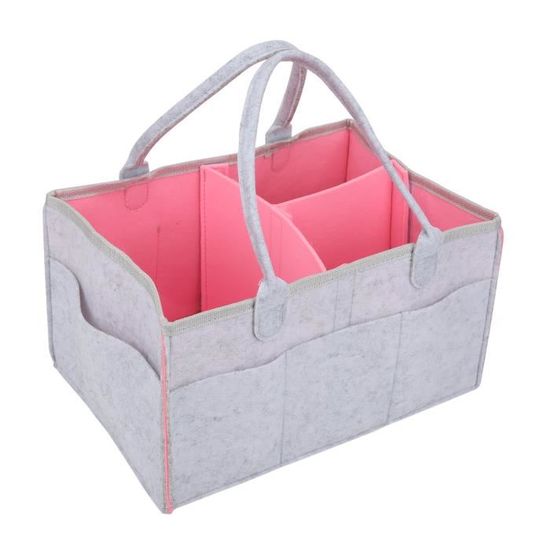 Sacs De Rangement étanches Pour Couches & Vêtements Bébé - Lot De 2 - 25x15x4 Cm - Organiseur Sac à Langer