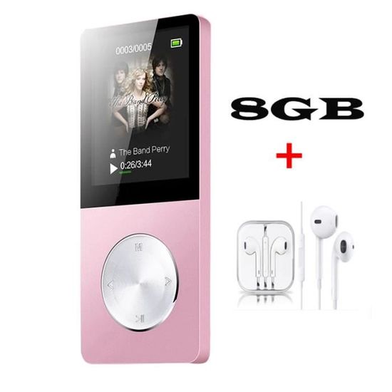 Lecteur MP4 Clip Sonic MP206 Argent - 8Go, Appareil Photo, Radio, écran 2,4 Pouces