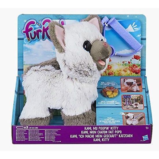 FurReal friends - Peluche Interactive Kami Le Chaton - Version fran?�aise C1156EU40 - Cdiscount 