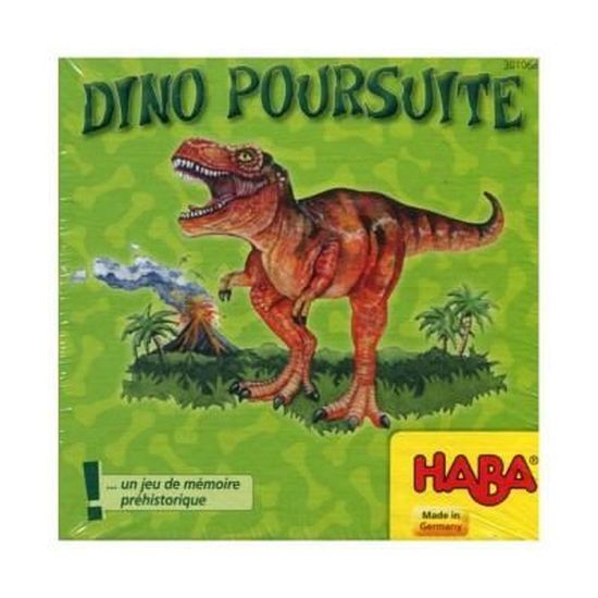 Jeu de carte - HABA - Dino poursuite - Mémoire - 2 joueurs ou plus