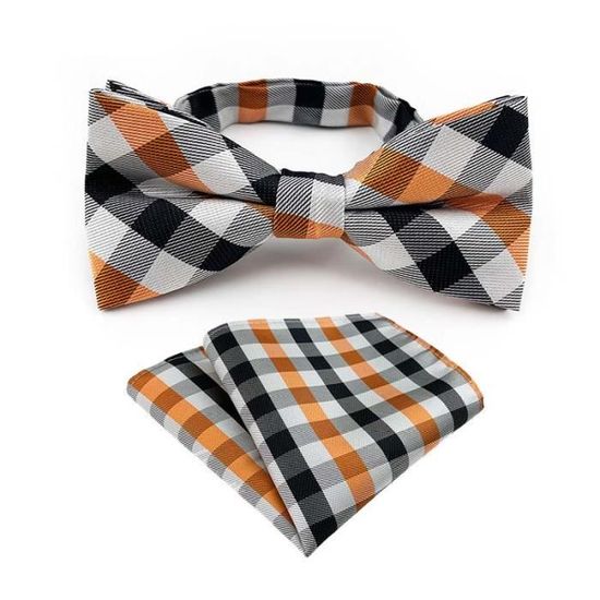 Nœud Papillon à Carreaux Rouge Et Blanc Fait Main, Réglable, 100% Coton