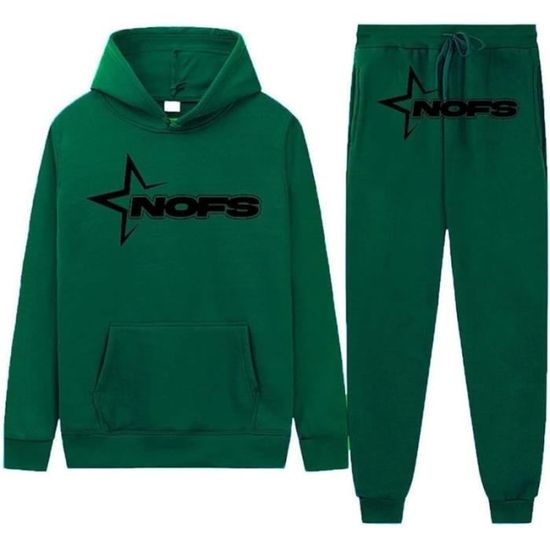 NOFS Survêtement Ensemble Hommes Ensemble Jogging Doublée De