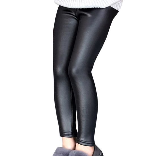 Legging cuir fille clearance