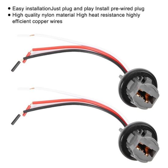 Phares   Feux,7443 T20 W21 5W Red  Ampoule De Voiture 1156 BA15S P21W