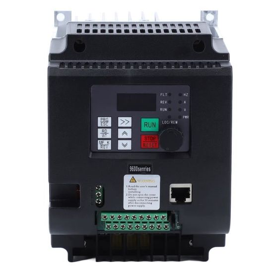 Variateur De Fréquence VFD 1.5KW Triphasé 380V - Montage Rail Din - Pour Moteurs/Contrôle Vitesse