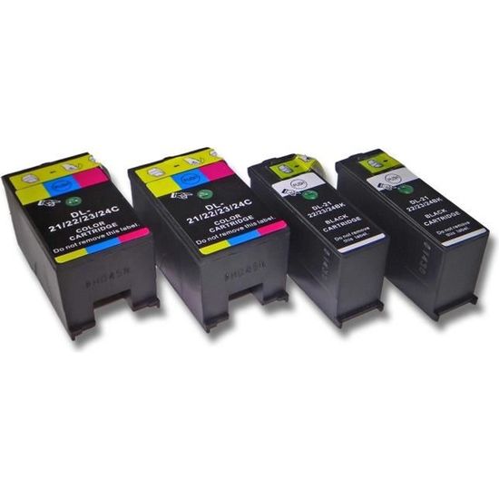 Dell T440 Cartucce Inchiostro Per Stampanti Dell V313w V715w - Serie 21 22 23 24, 2 Pezzi, Nere E Colori Cartucce Per Stampante V715w - Foto 11