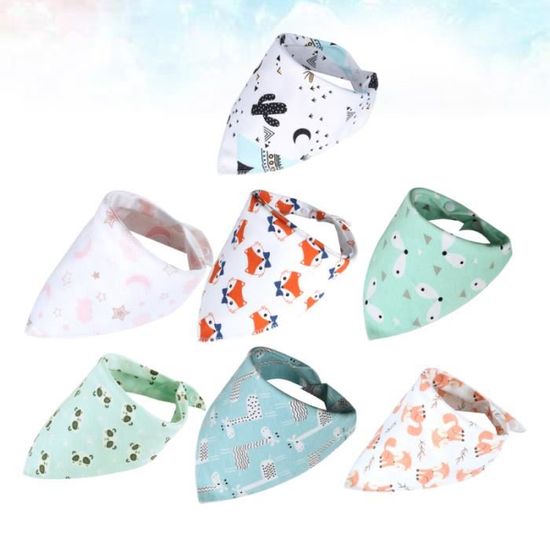 Bavoir de serviette de salive pour bébé - DRFEIFY - Modèle de bande