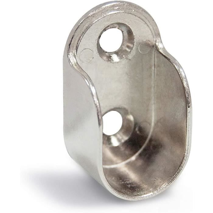 Tringle De Penderie Simple Ovale Acier Chromé 2 M, Tringle Dressing