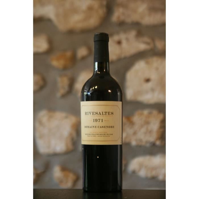 Vin rouge, Rivesaltes, Domaine Casenobe 1971 Rouge