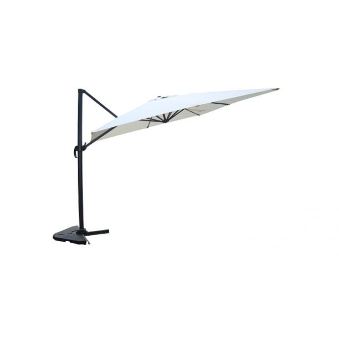 Panaro écru : Parasol déporté, rectangulaire de…