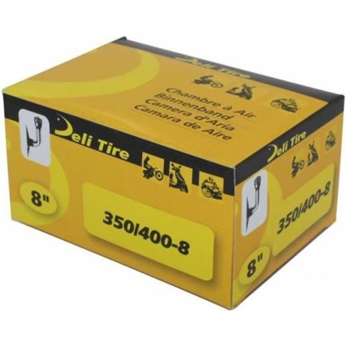 Chambre a air 8'' 3.50 a 4.00-8 deli valve coudee 90°