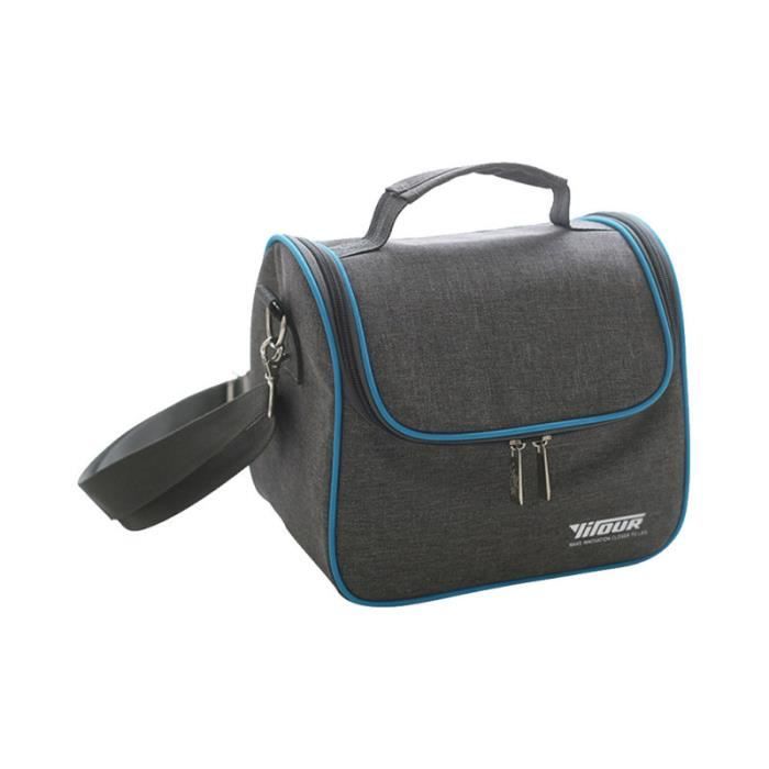1 pc fourre-tout en tissu Oxford haute capacité Simple Durable isolé boîte à repas GLACIERE - ISOTHERMAL BAG - COLD ACCUMULATOR