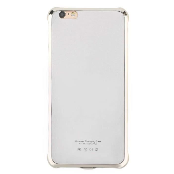 【Expédié d'Allemagne】Ultra Fin Coque Batterie Externe Pour iPhone 6-6S Wireless Power étui de chargement - Argent