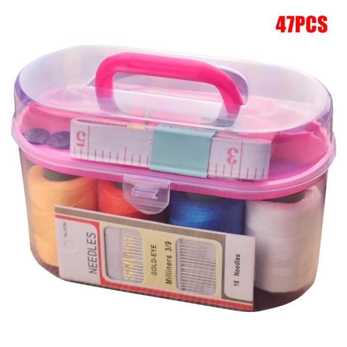 MACHINE A COUDRE,Aiguilles à coudre et fils professionnels,Kits de couture pour la maison,accessoires de Kit de - 47pcs