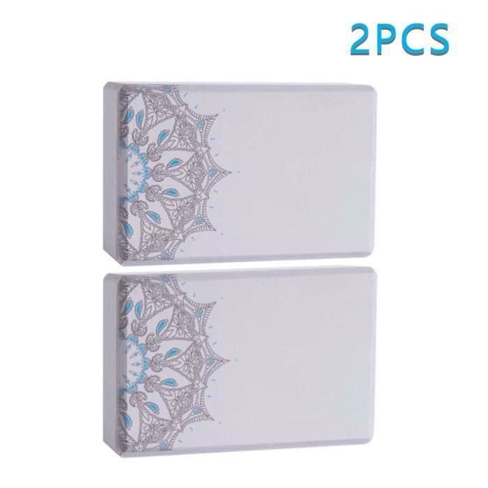 Exercise Fitness Yoga Blocs Coussin de traversin en mousse EVA Gym Training 2PCS @sueyeuwdi4