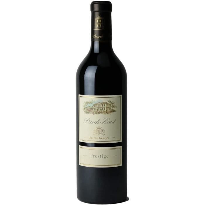 Château Puech Haut Prestige Rouge 2018 - Appellation AOC Languedoc - Vin Rouge du Languedoc - Roussillon - 75cl - Cépages Grenache,