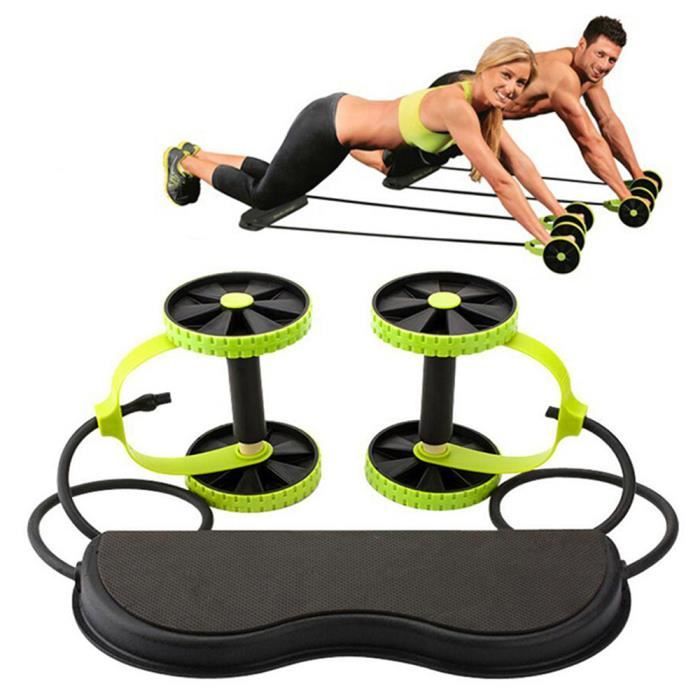AB roues rouleau extensible élastique résistance abdominale tirer corde outil abdominale entraîneur