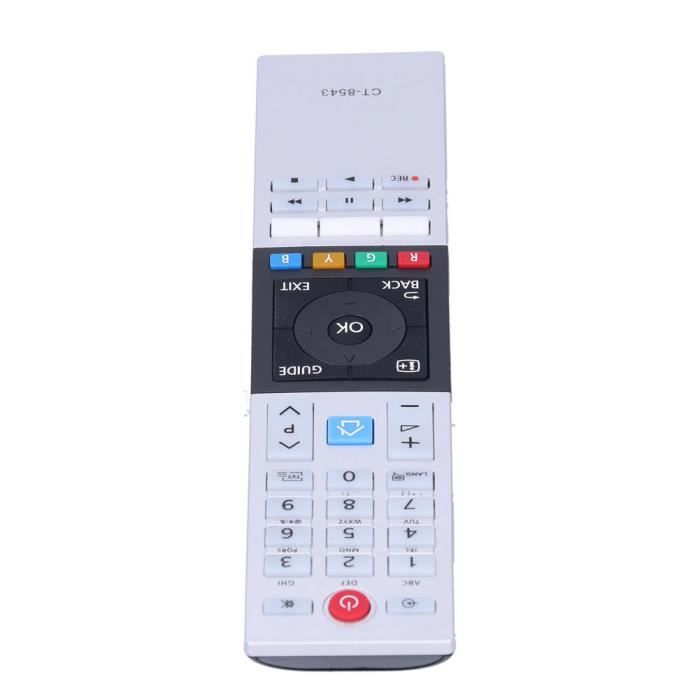 ARAMOX Télécommande TV pour Toshiba Télécommande TV CT ‑ 8543 pour accessoires de remplacement pour téléviseur HDTV LED