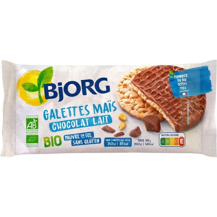 Galettes de maïs chocolat 100 g Bjorg